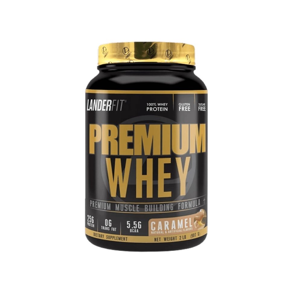 Landerfit - Premium Whey - Caramelo - 2 lb