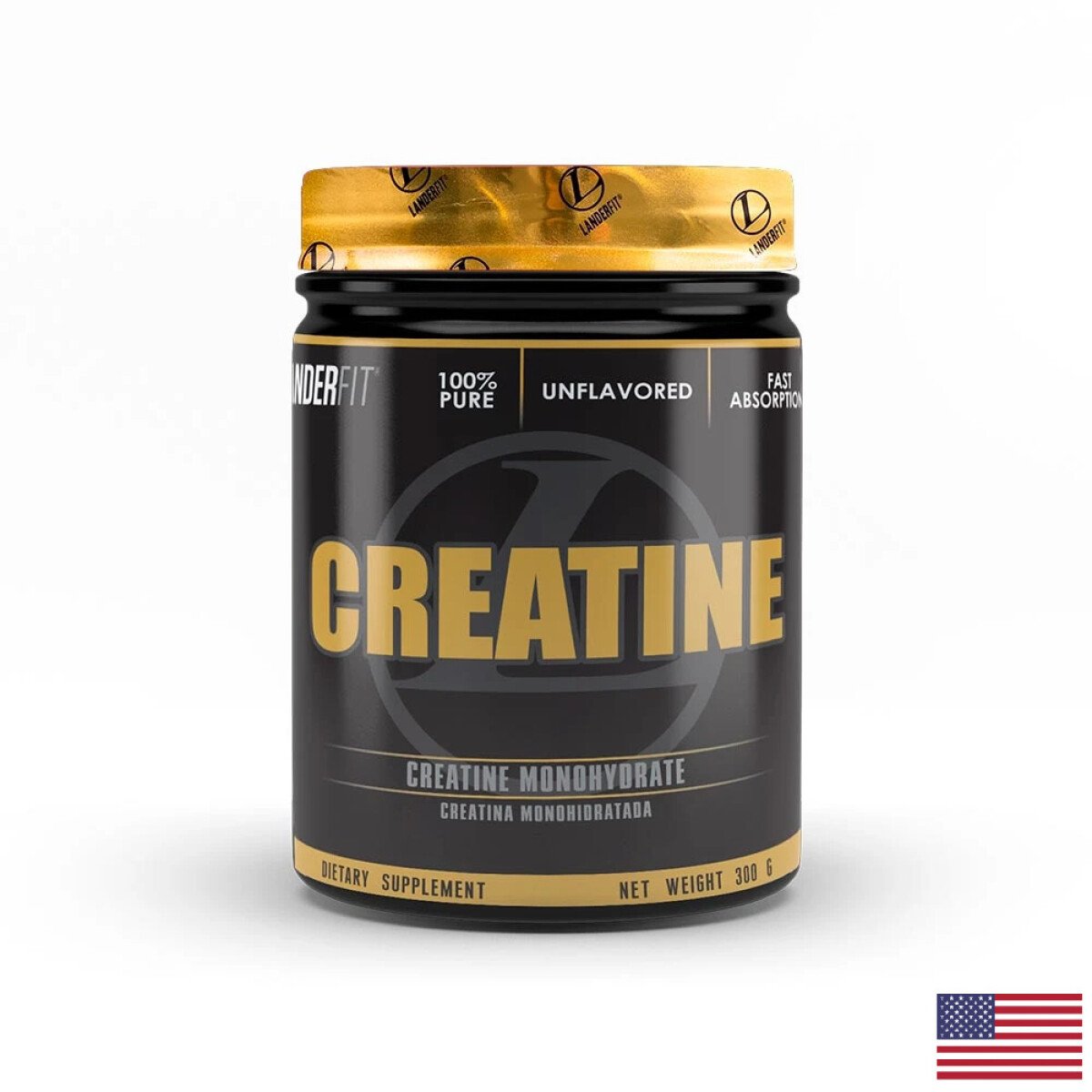 LANDERFIT - CREATINA AMERICANA - UNFLAVORED - 300 GR