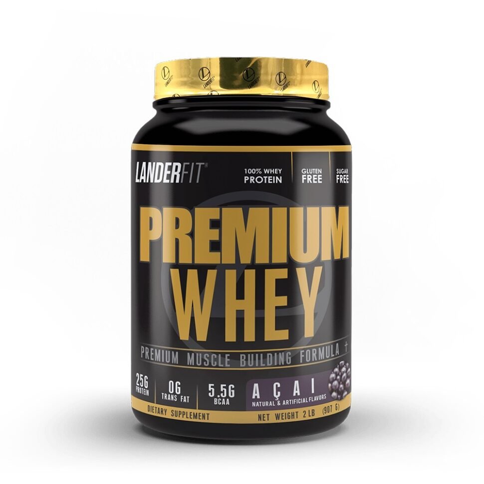 LANDERFIT - PREMIUM WHEY - AÇAI - 2 LB