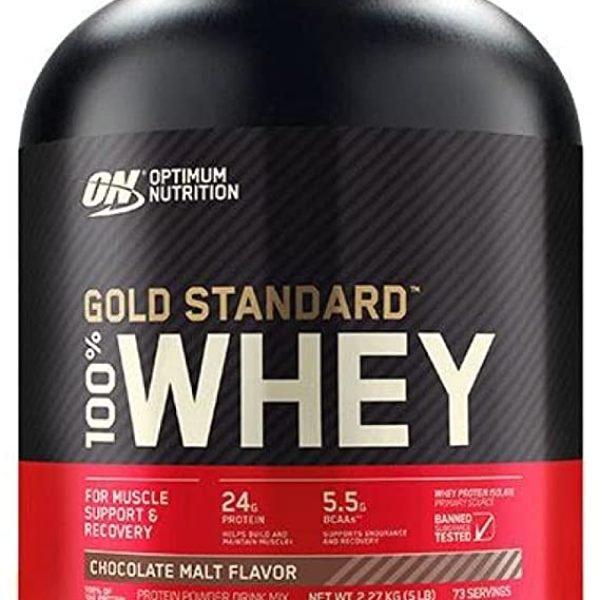 WHEY GOLD STANDARD (CHOCOLATE MALT FLAVOR) 5 LB