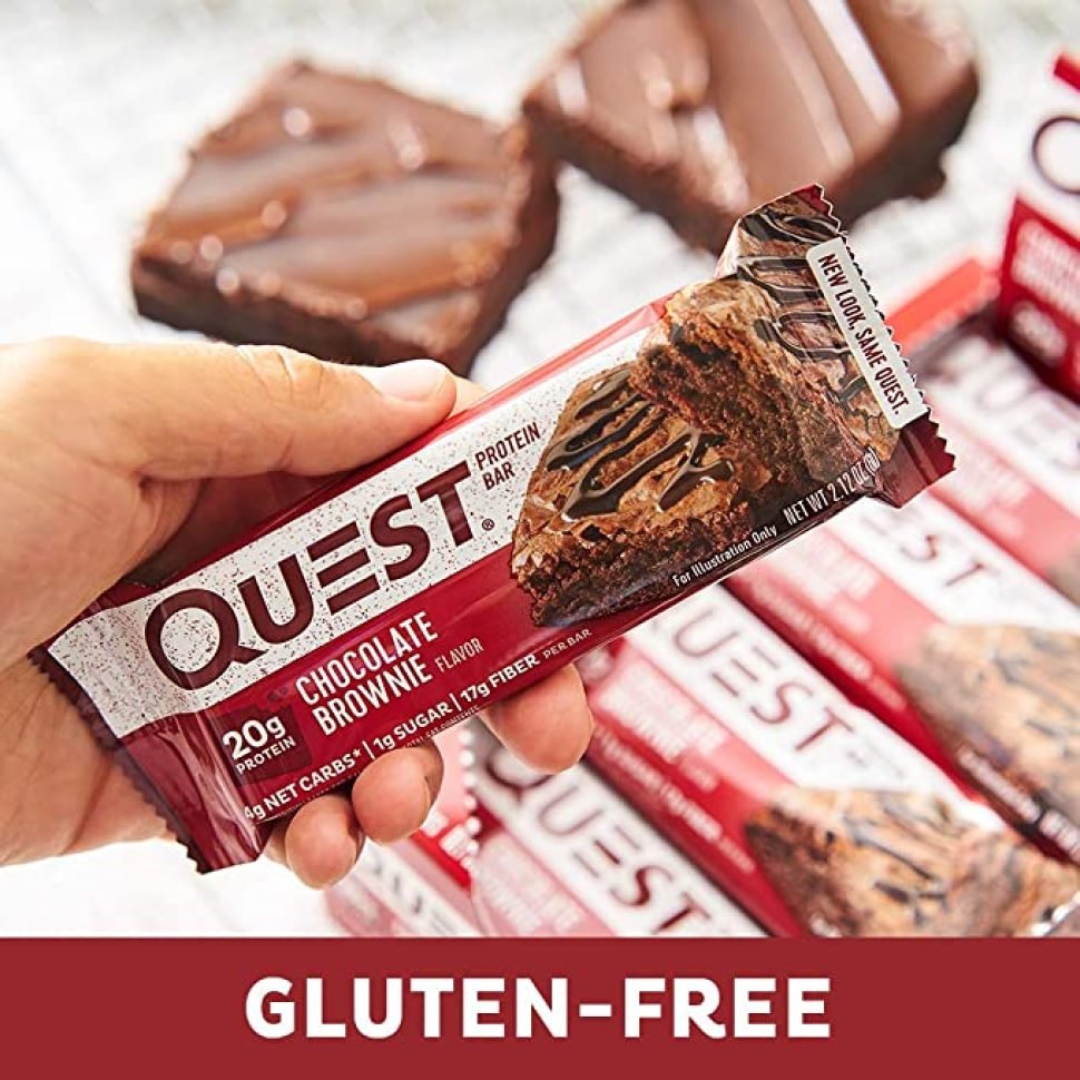 QUEST BARRITA PROTEICA - CHOCOLATE BROWNIE X 60 GR.