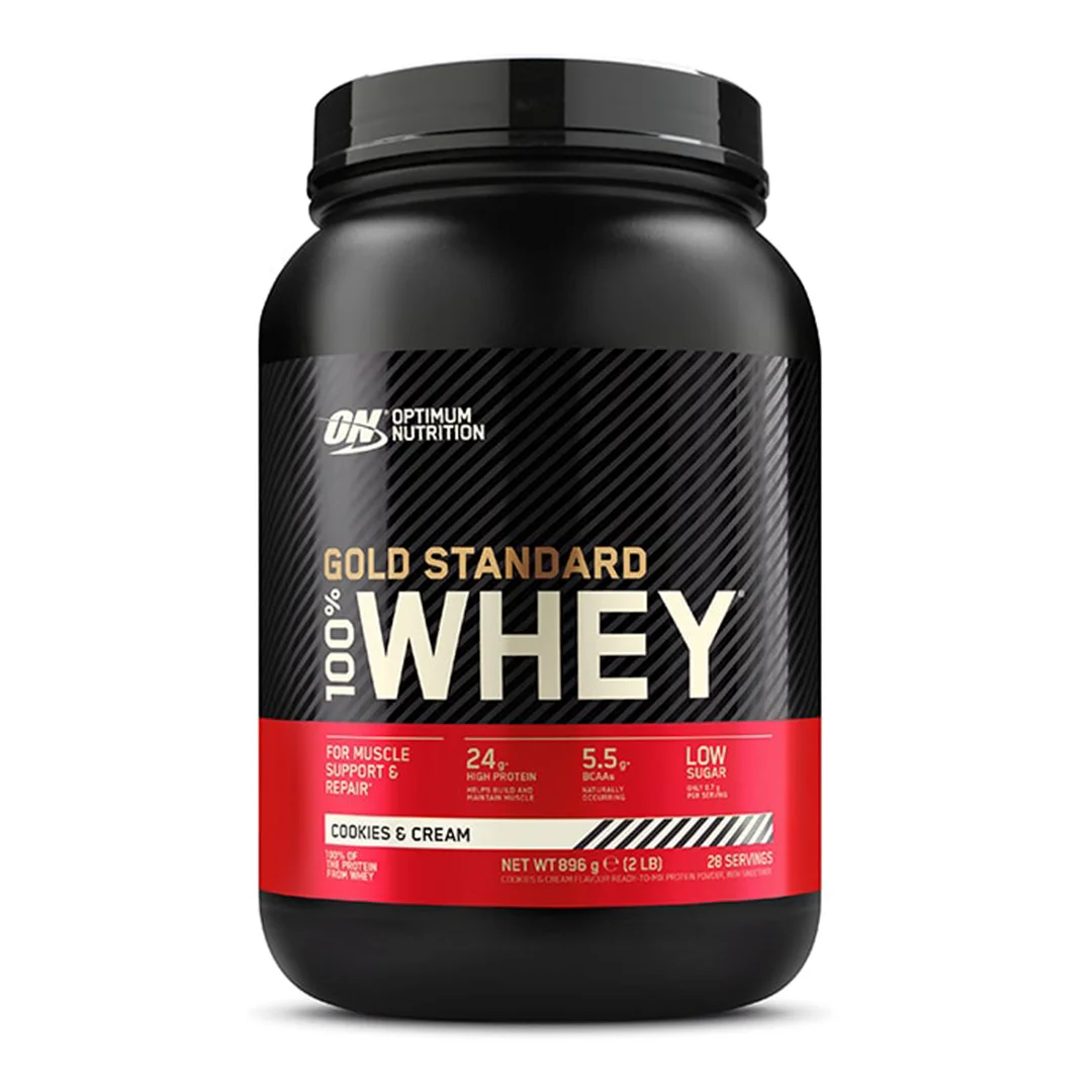 Optimum Nutrition - Gold Standard 100% Whey - Cookies and Cream - 2 LB
