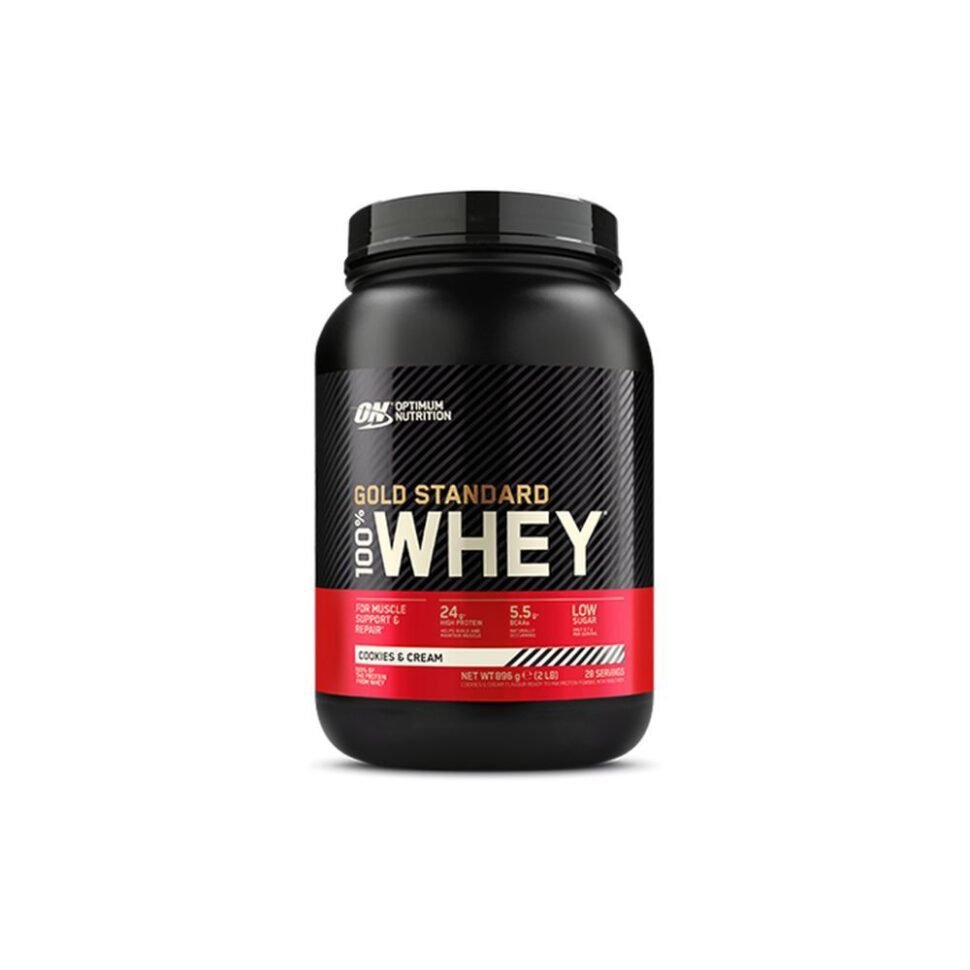 WHEY GOLD STANDARD (COOKIES AND CREAM) 2 LB