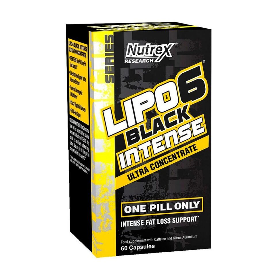 NUTREX LIPO 6 BLACK INTENSE CONCENTRATE X 60 CAPSULAS