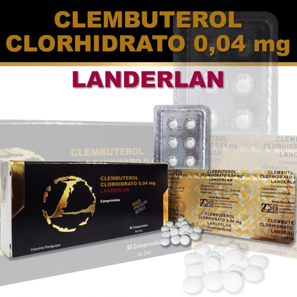 CLEMBUTEROL 0,04 MG X 50 COMPRIMIDOS - LANDERLAN