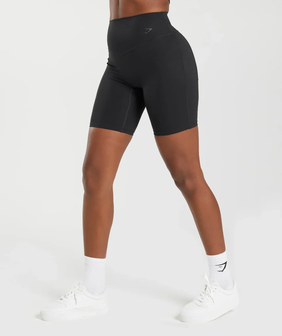 ELEVATE CYCLING SHORTS NEGRO GYMSHARK - Imagen 2