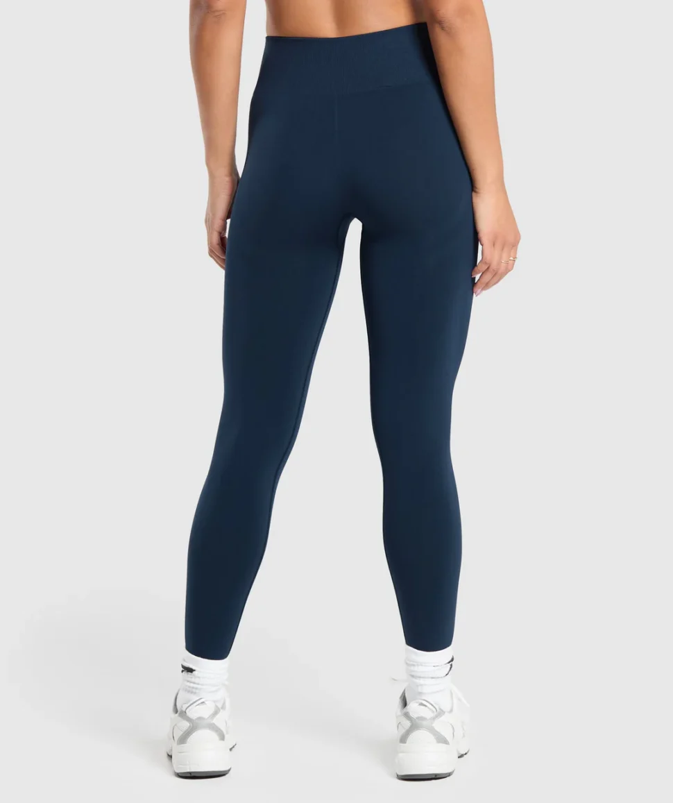 EVERYDAY SEAMLESS LEGGINGS AZUL GYMSHARK - Imagen 3