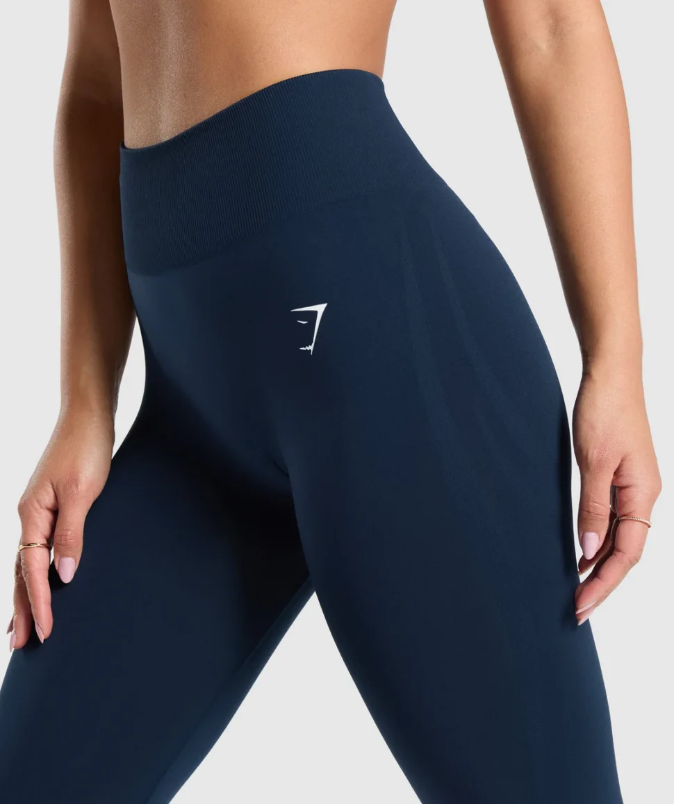 EVERYDAY SEAMLESS LEGGINGS AZUL GYMSHARK - Imagen 4