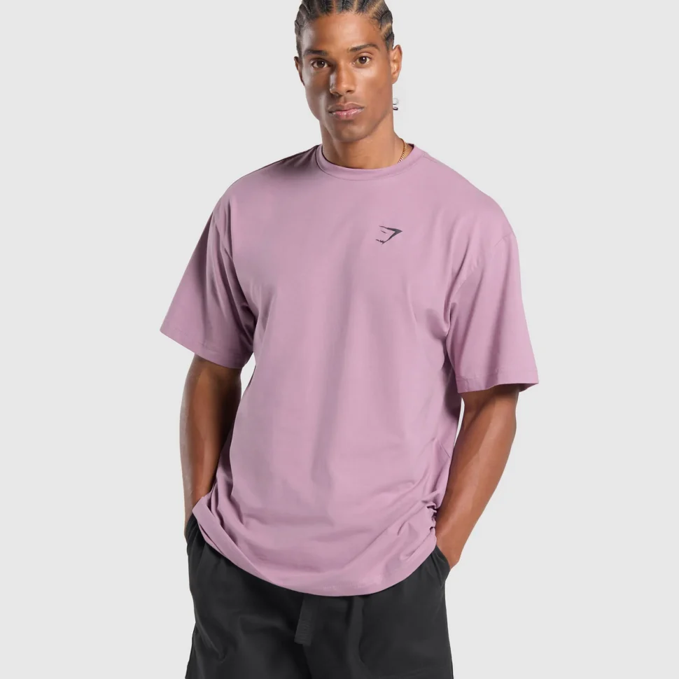 ESSENTIAL OVERSIZED LILA GYMSHARK