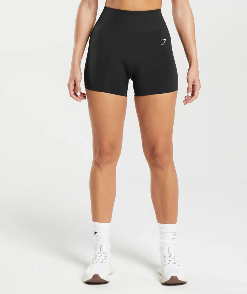 EVERYDAY SEAMLESS SHORT NEGRO GYMSHARK - Imagen 4