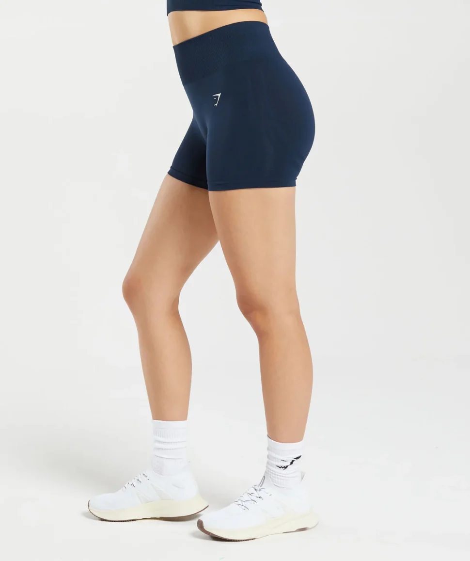 EVERYDAY SEAMLESS SHORT AZUL GYMSHARK - Imagen 3