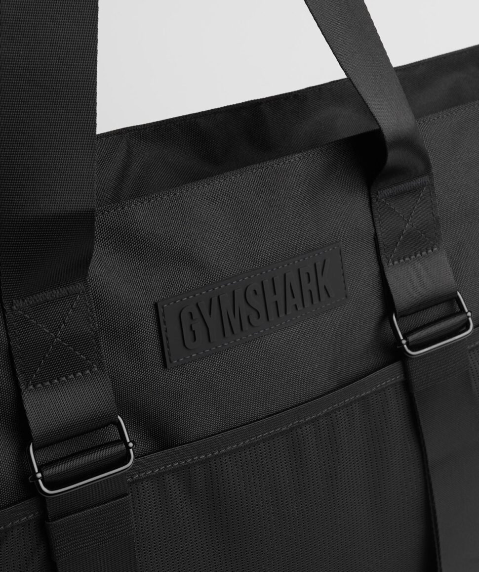 TOTE BAG GYMSHARK BLACK - Imagen 2