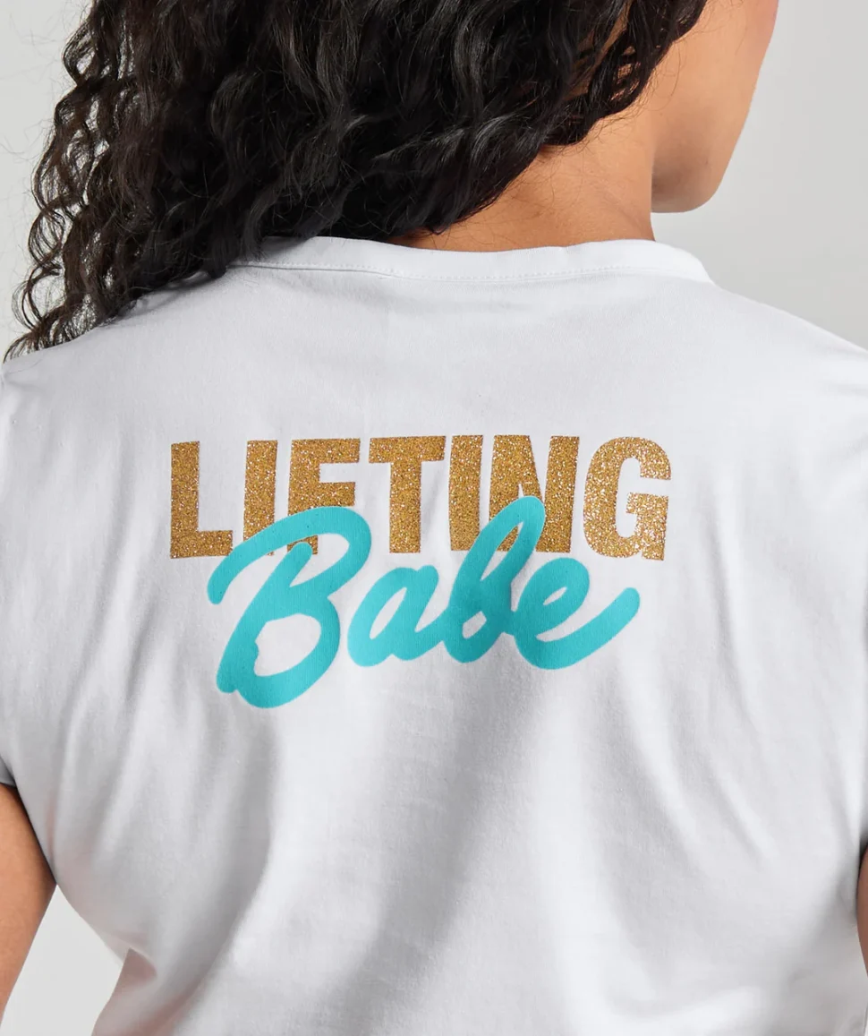 LIFTING BABE TEE TSHIRT GYMSHARK - Imagen 4