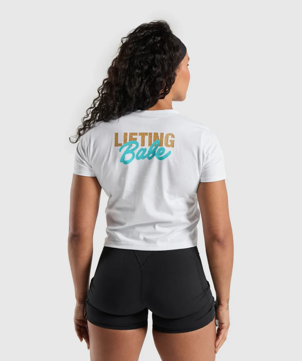 LIFTING BABE TEE TSHIRT GYMSHARK - Imagen 5