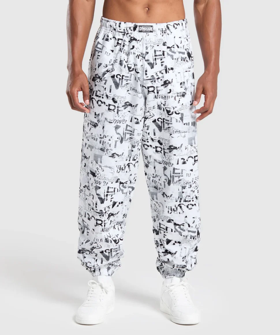 LIFTING OVERSIZED PRINTED PANTS GYMSHARK