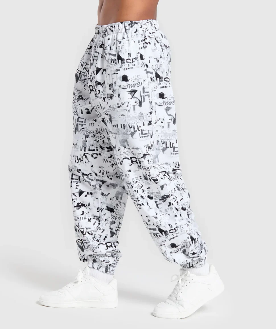 LIFTING OVERSIZED PRINTED PANTS GYMSHARK - Imagen 2