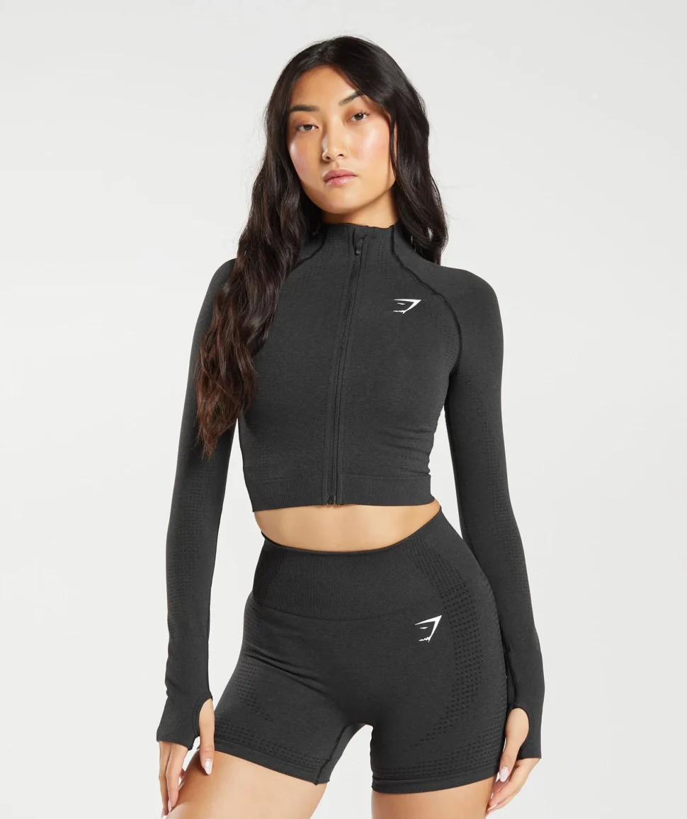 VITAL SEAMLESS 2.0 ZIP GYMSHARK