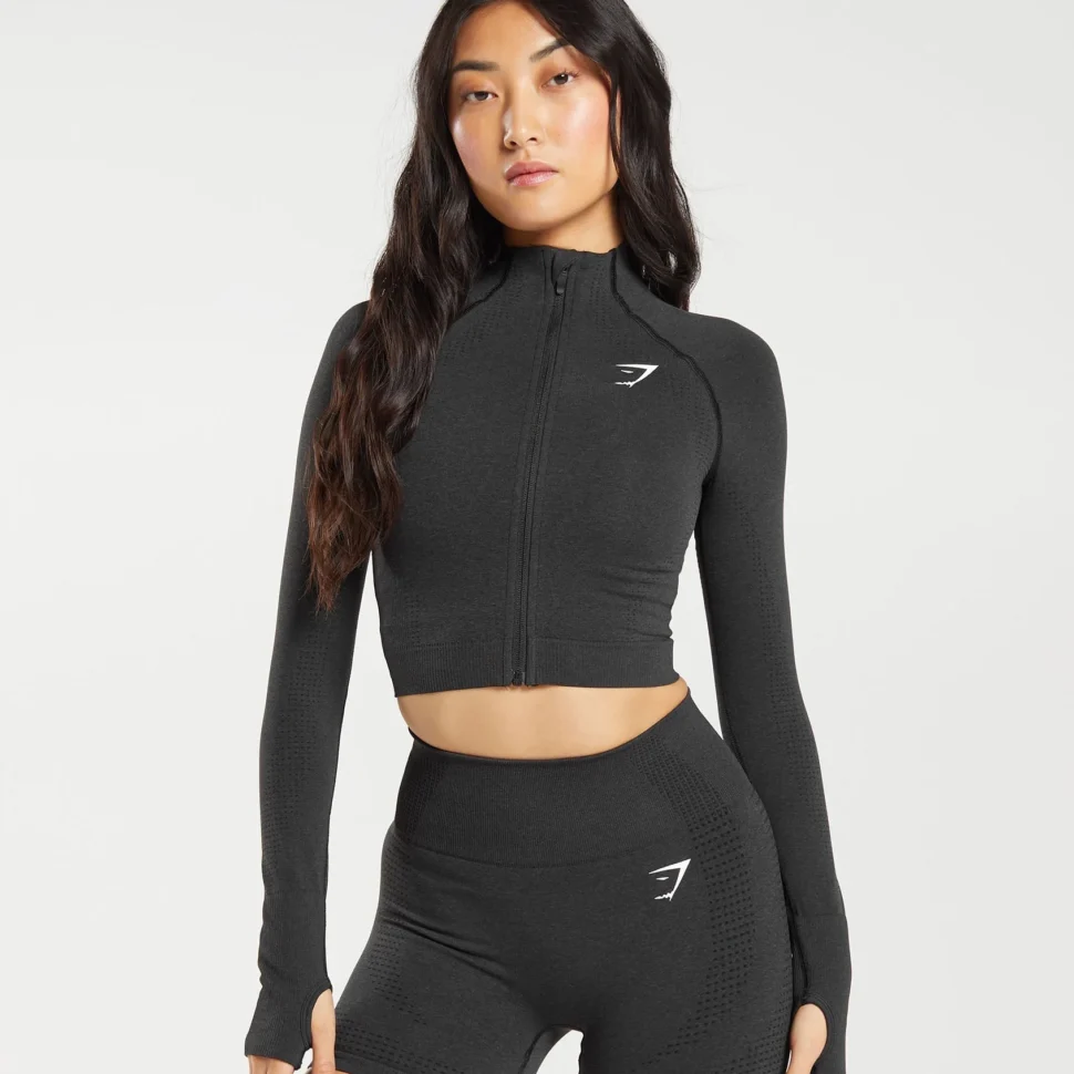 VITAL SEAMLESS 2.0 ZIP GYMSHARK