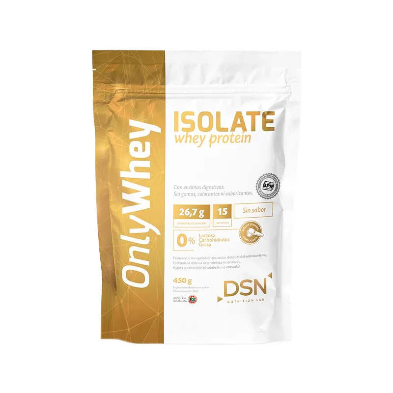 ONLYWHEY ISOLATE WHEY PROTEIN 450 GR (UNFLAVORED)