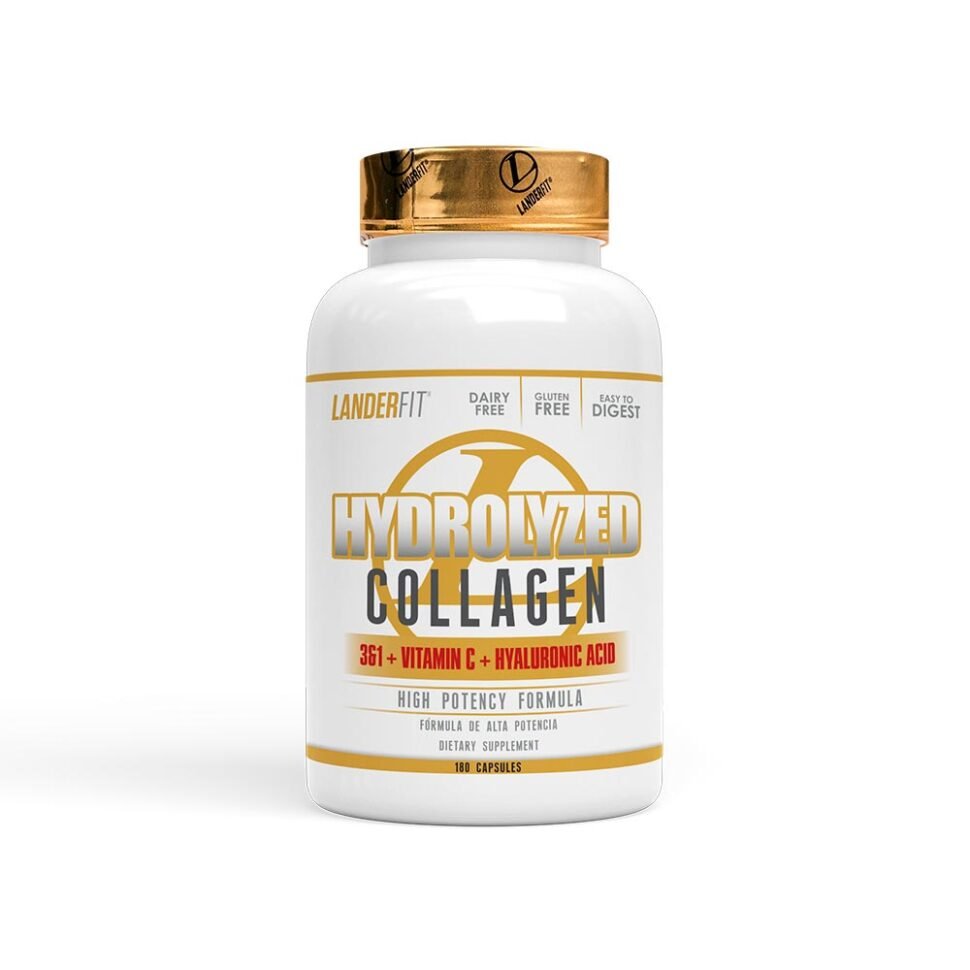 Hydrolyzed Collagen Cápsulas LanderFit 180 capsulas
