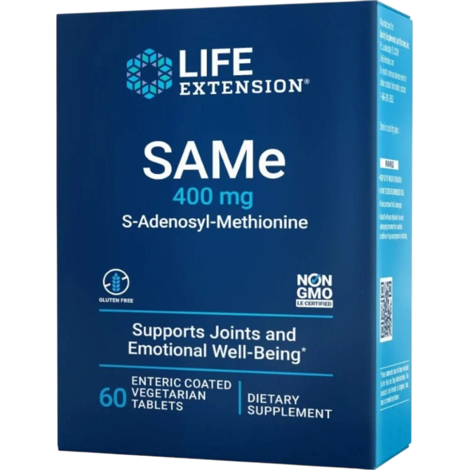 SAMe 400mg S-Adenosyl-Methionine - LIFE EXTENSION