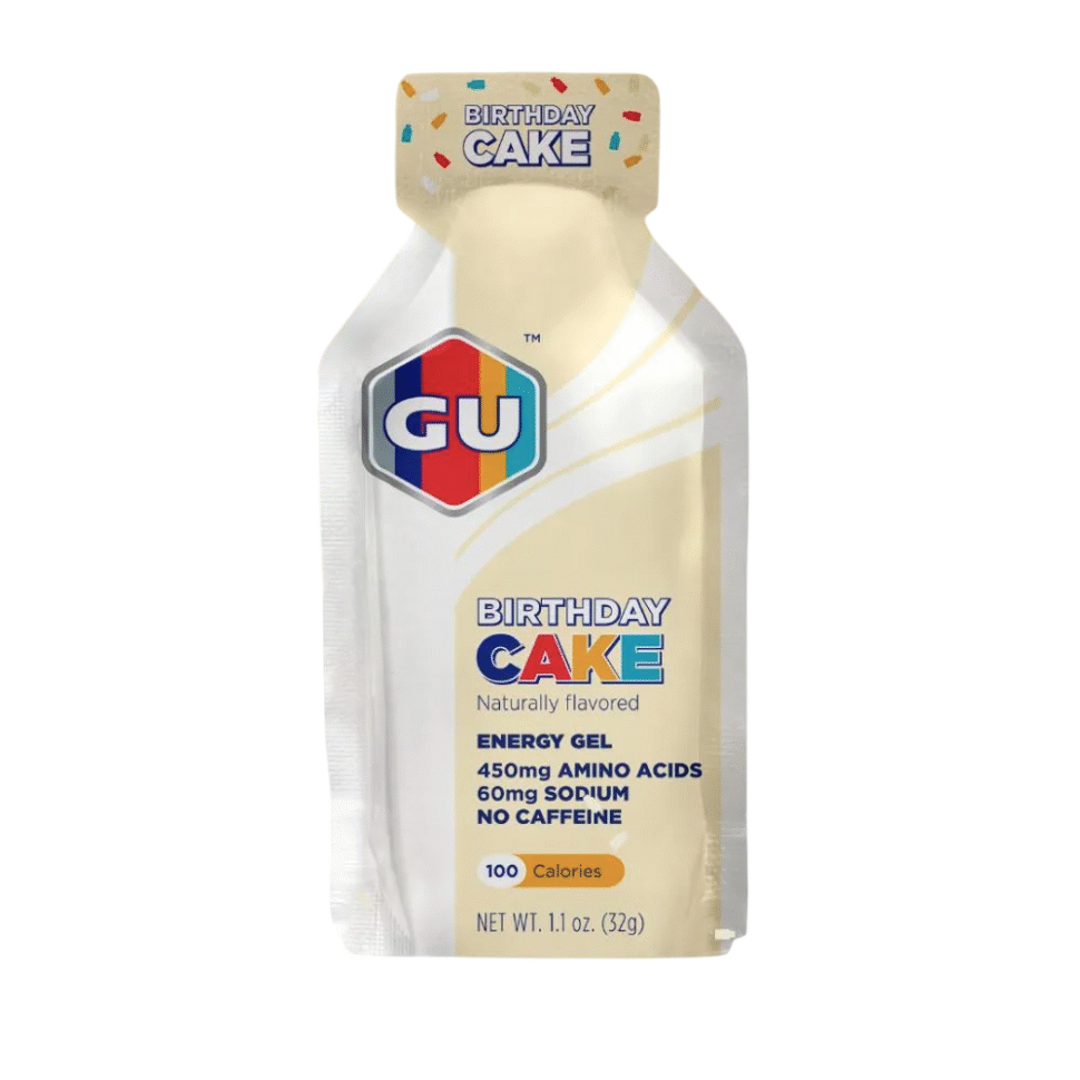 GU ENERGY GEL SIN CAFEINA - BIRTHDAY CAKE