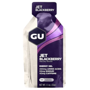 GU ENERGY GEL CON CAFEINA - JET BLACKBERRY