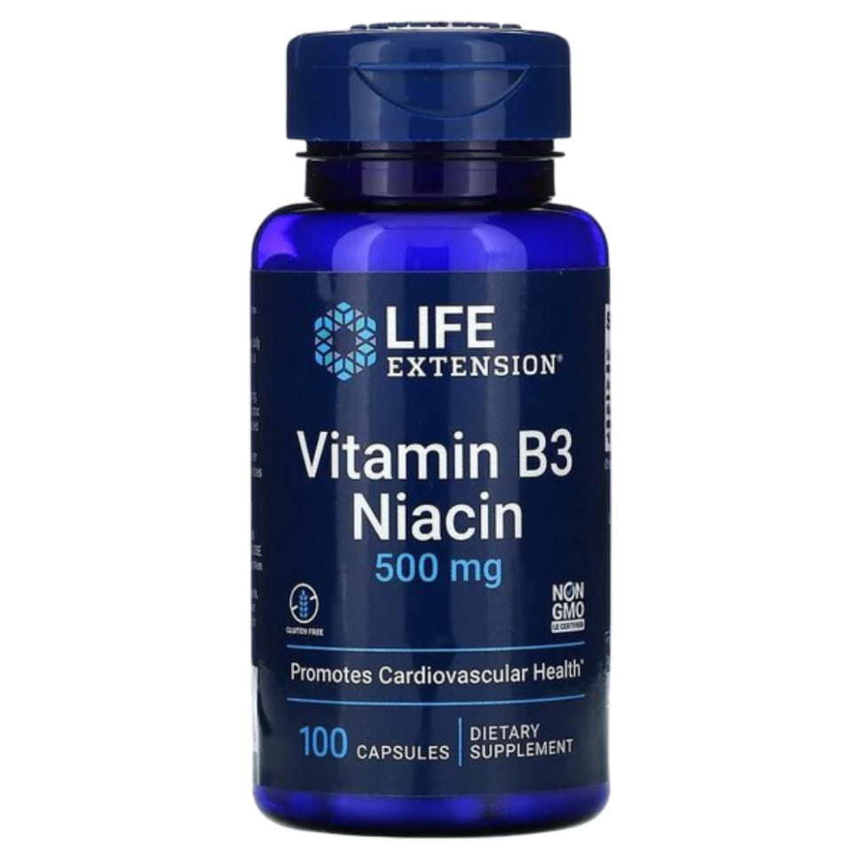 Vitamin B3 Niacin - LIFE EXTENSION