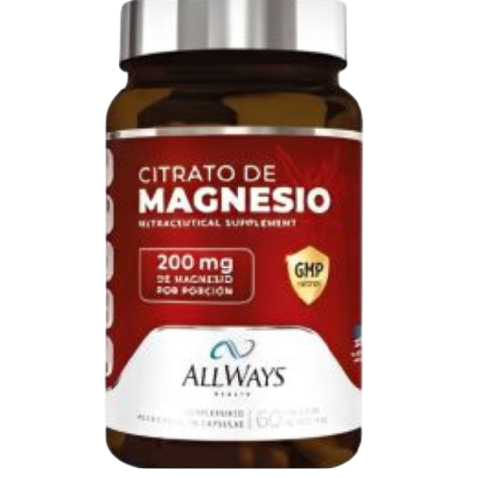 CITRATO MAGNESIO 600 MG X 60 CAPS