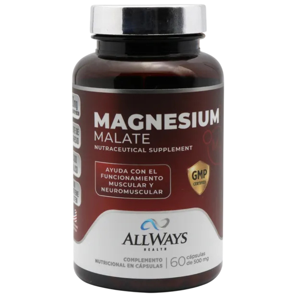 MAGNESIUM MALATE 500 MG X 60 CAPSULAS