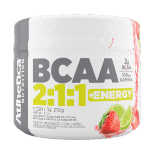 BCAA 2:1:1+ENERGY 210GR - (MORANGO CON LIMON)