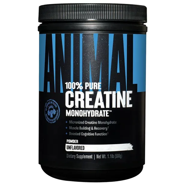 100% PURE CREATINA MONOHYDRATE 500 GR (UNFLAVORED)