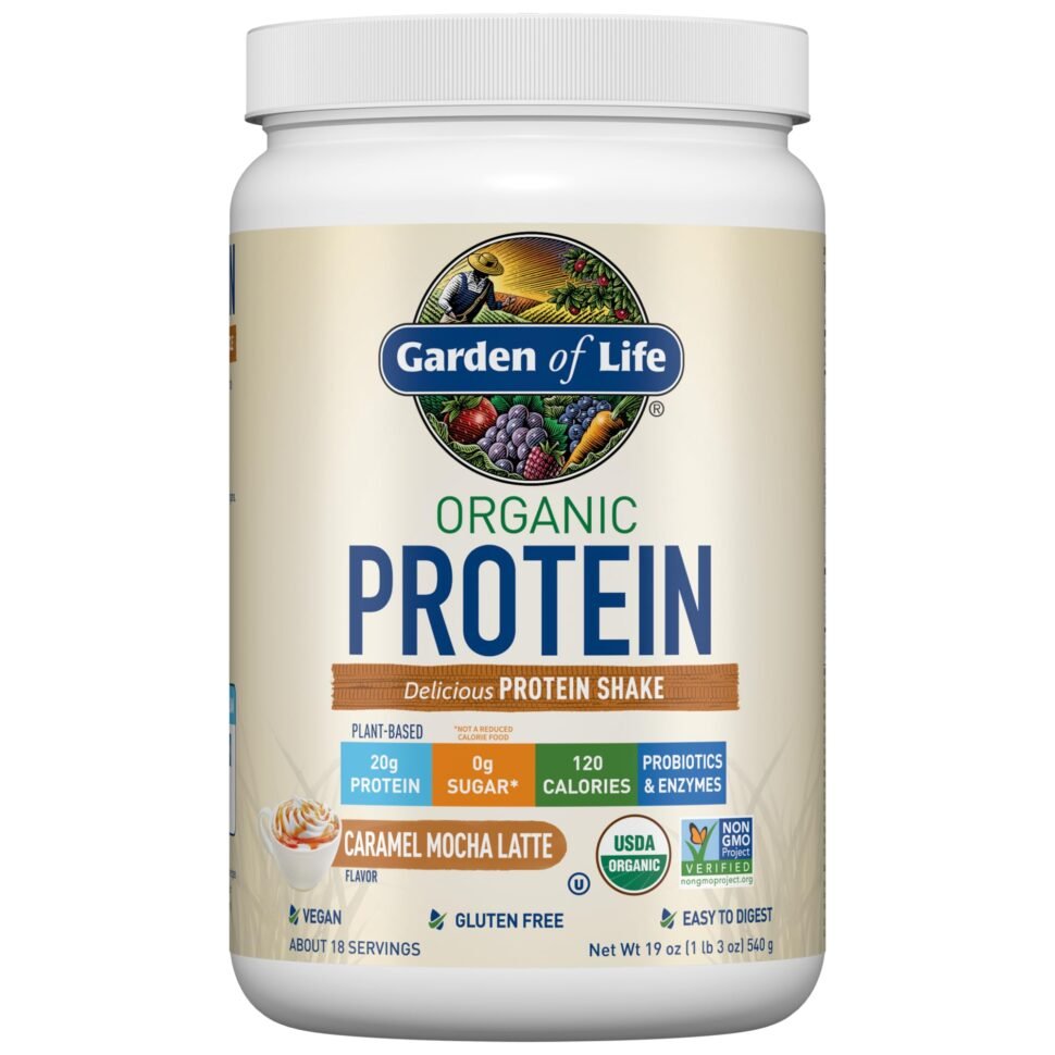 ORGANIC PROTEIN 540 GR (CARAMEL MOCHA LATTE)