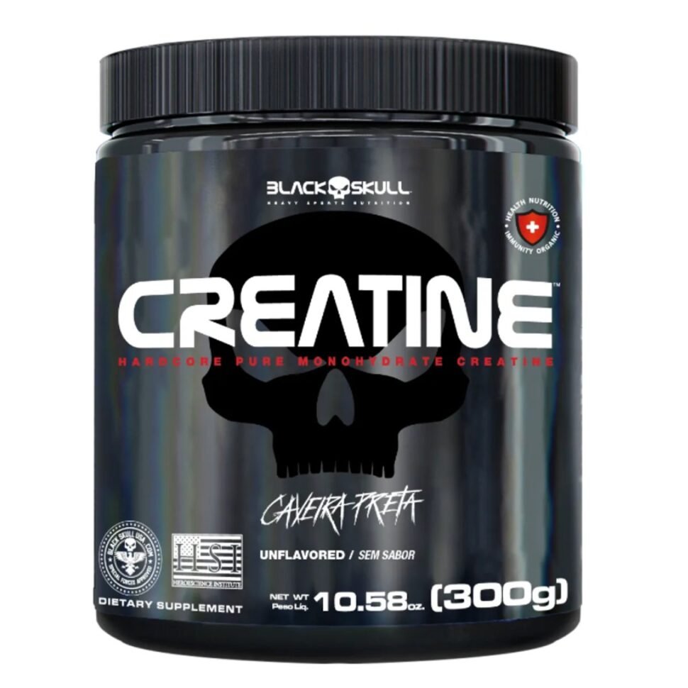 CREATINE BLACK SKULL - 300 GR (UNFLAVORED)