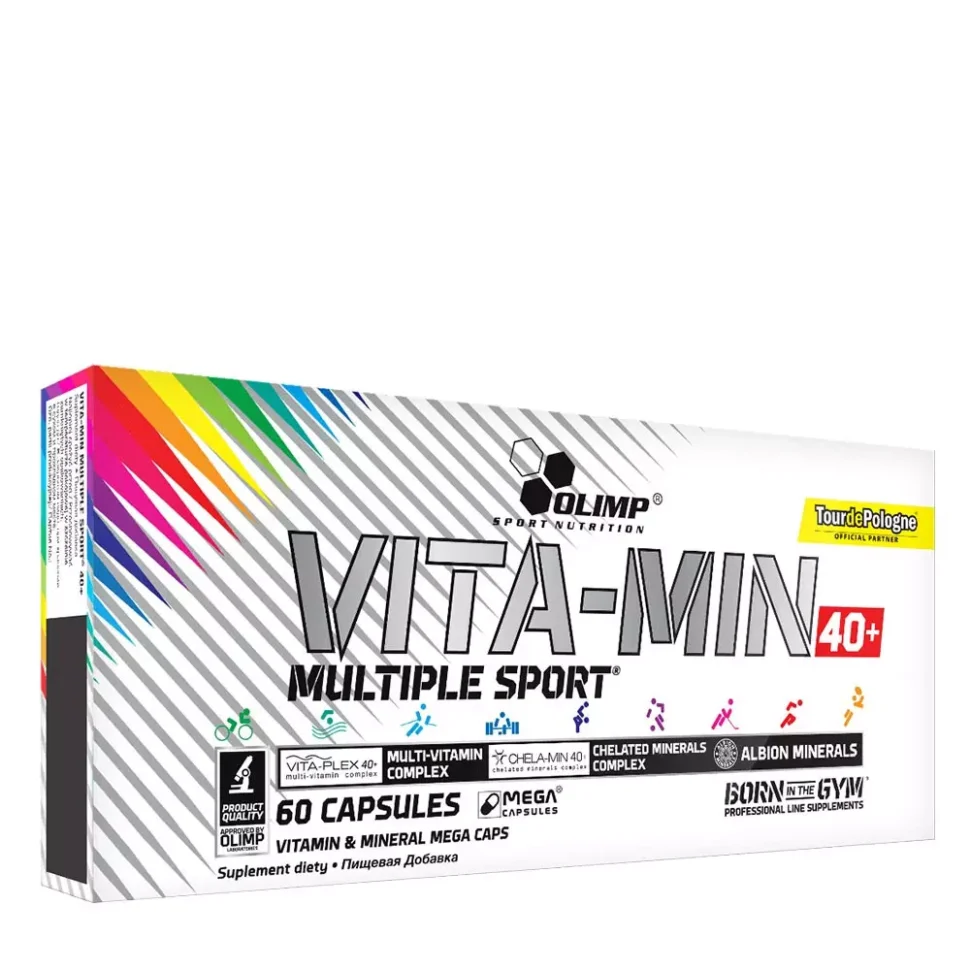 Olimp Sport Nutrition - Vita-Min Multiple Sport 40+ 60 Caps 30 Servicios
