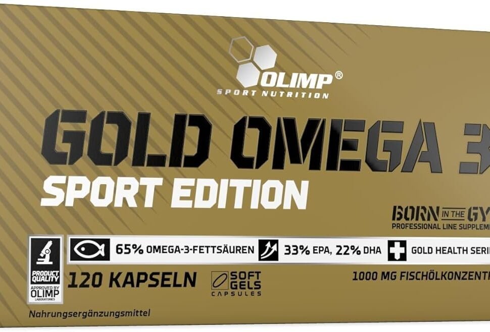 Olimp Sport Nutrition - Gold Omega 3 Sports Edition 120 Caps -120 Servicios
