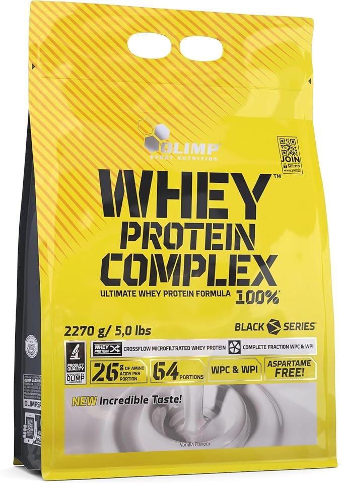 Olimp Sport Nutrition - Whey Protein Complex 100% 2270G Vainilla  67 Servicios