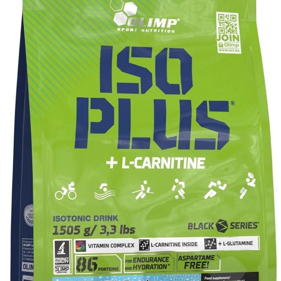 Olimp Sport Nutrition - Iso Plus Polvo 1505G Blue Tropic - 86 Servicios