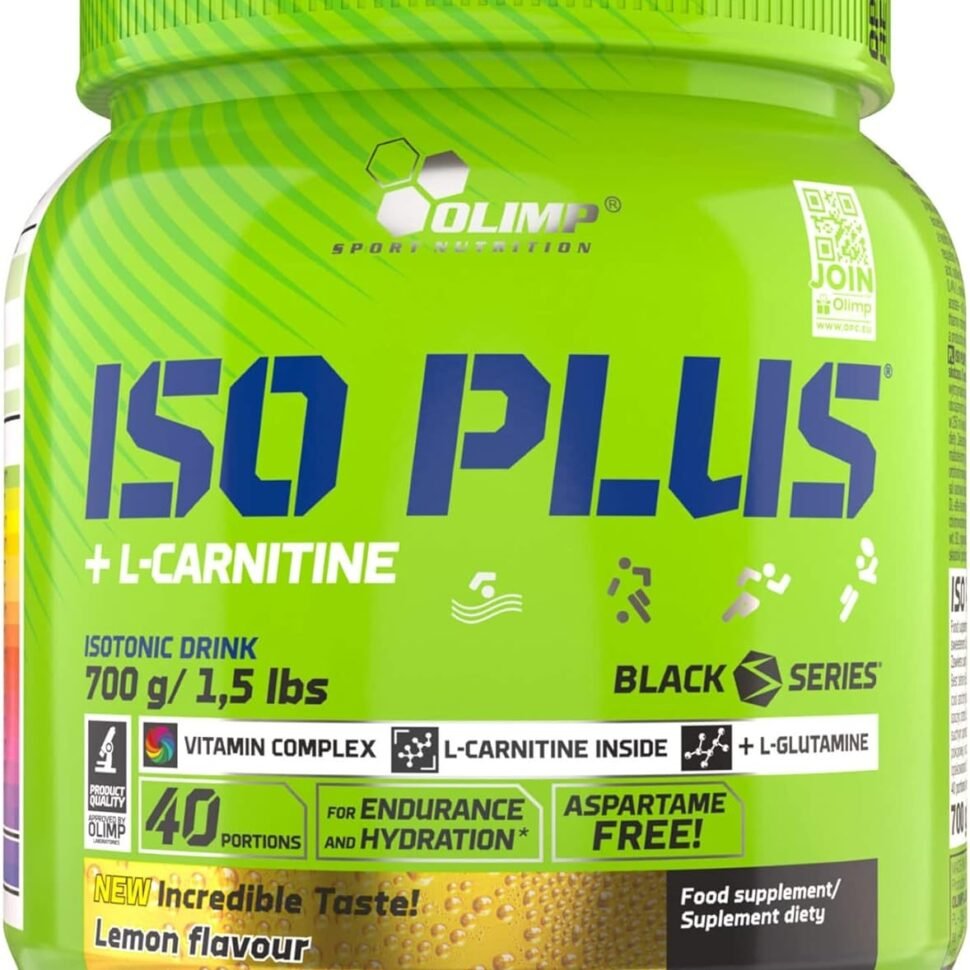 Olimp Sport Nutrition - Iso Plus Polvo 700Gr Lemon - 40 Servicios