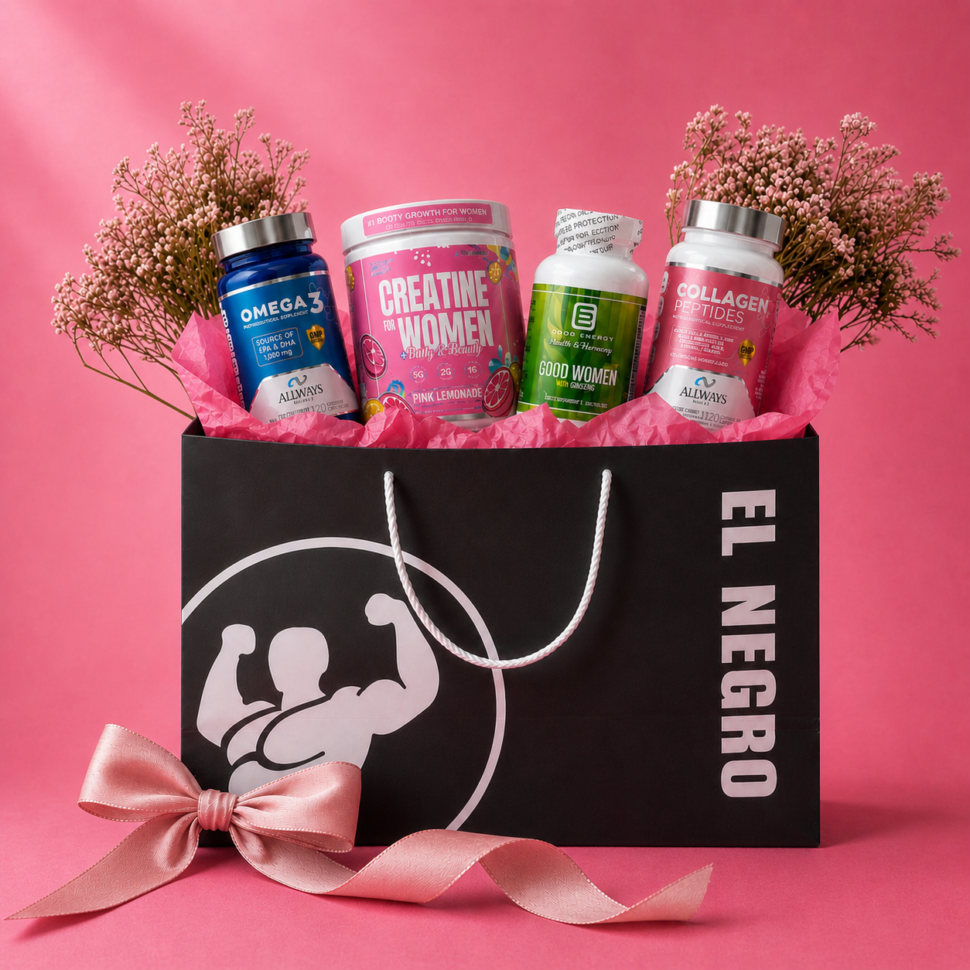 Kit Día de la Madre — Colágeno + Omega 3 + Creatina + Ginseng