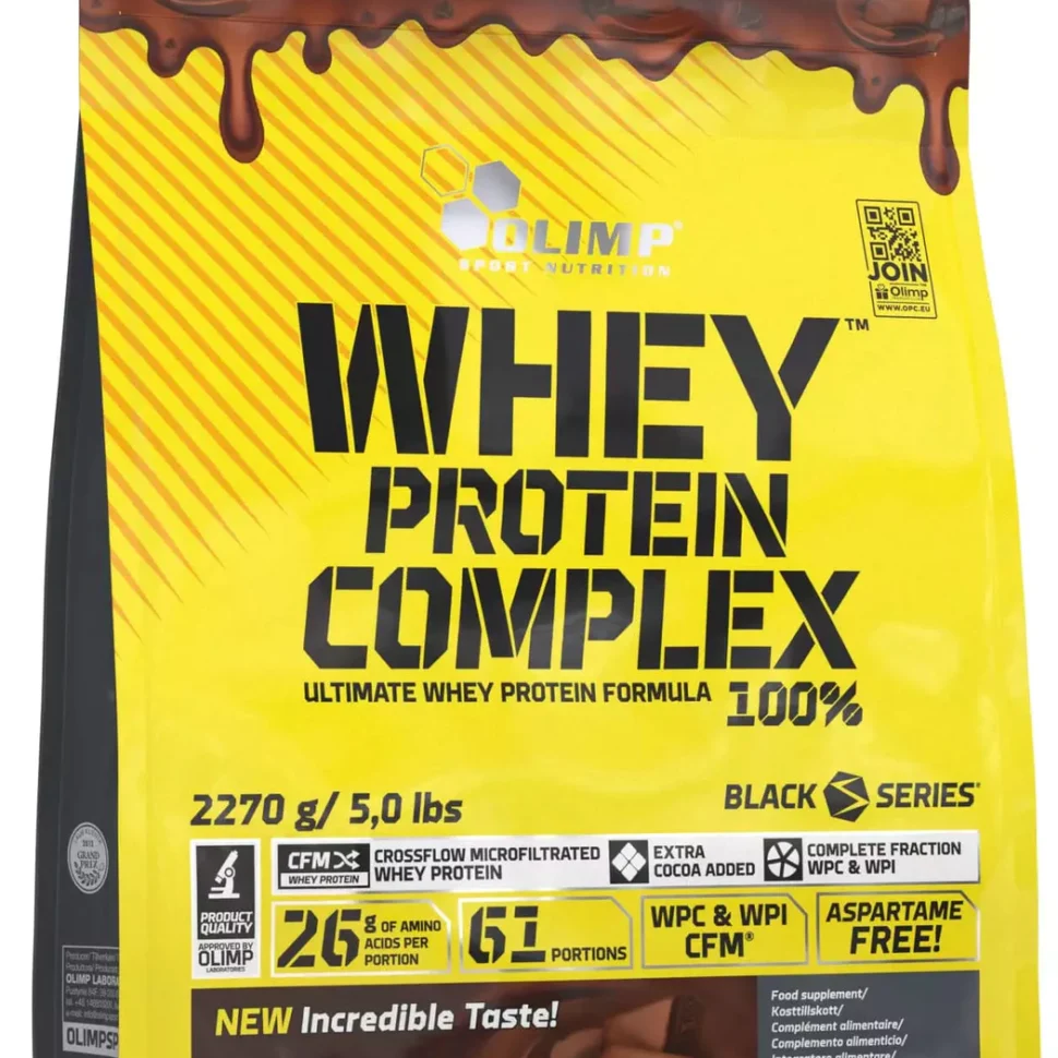 Olimp Sport Nutrition - Whey Protein Complex 100% 2270G Doble Choco 67 Servicios
