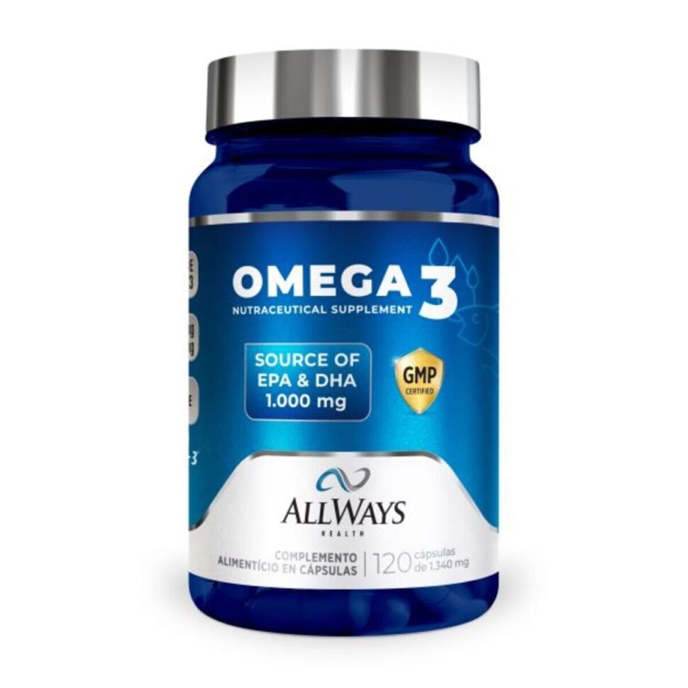Omega 3 AllWays (1.000 mg EPA & DHA) x 120 caps.